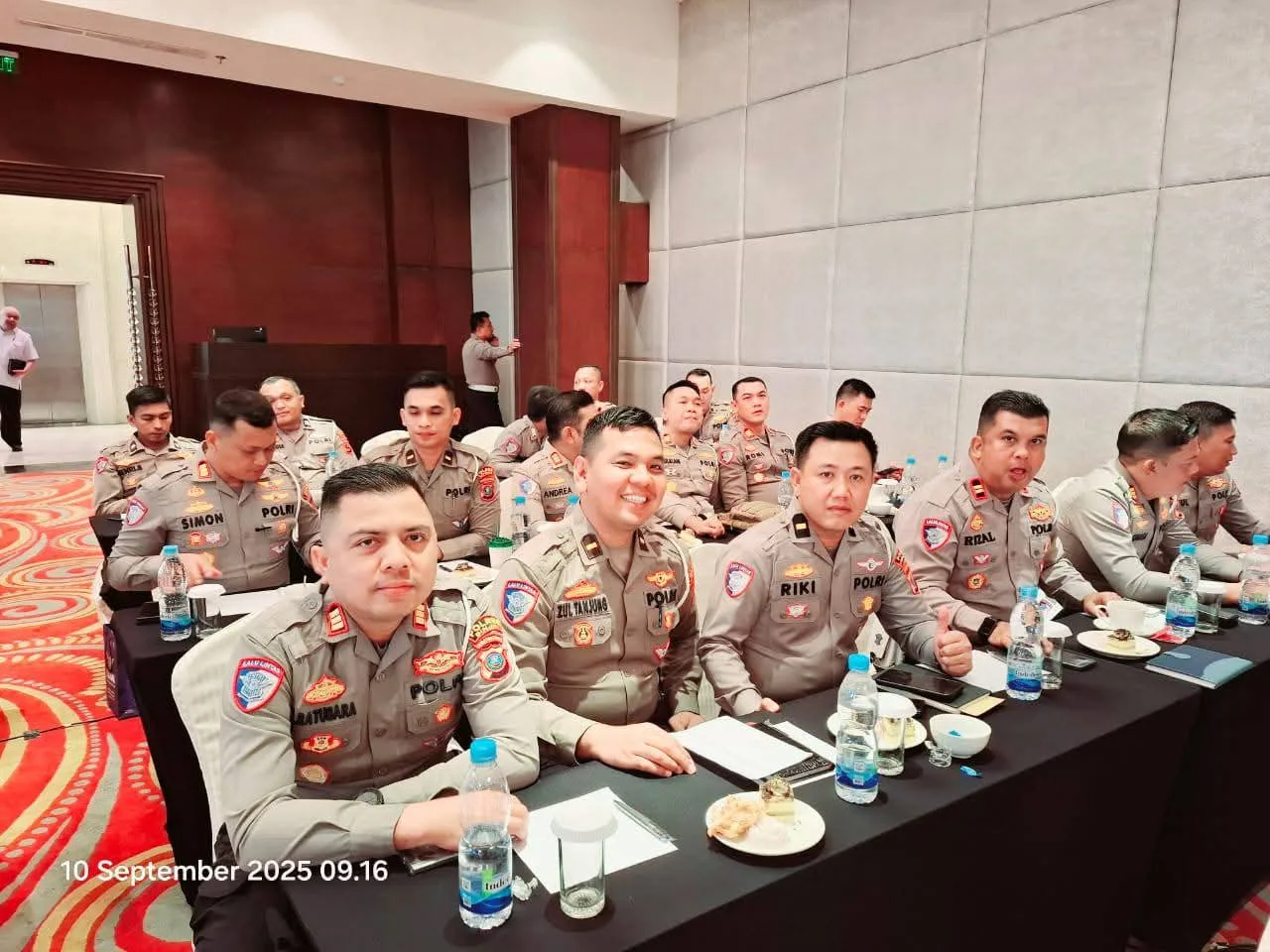 Sat Lantas Polres Tanjungbalai Ikuti Sosialisasi Evaluasi Signal