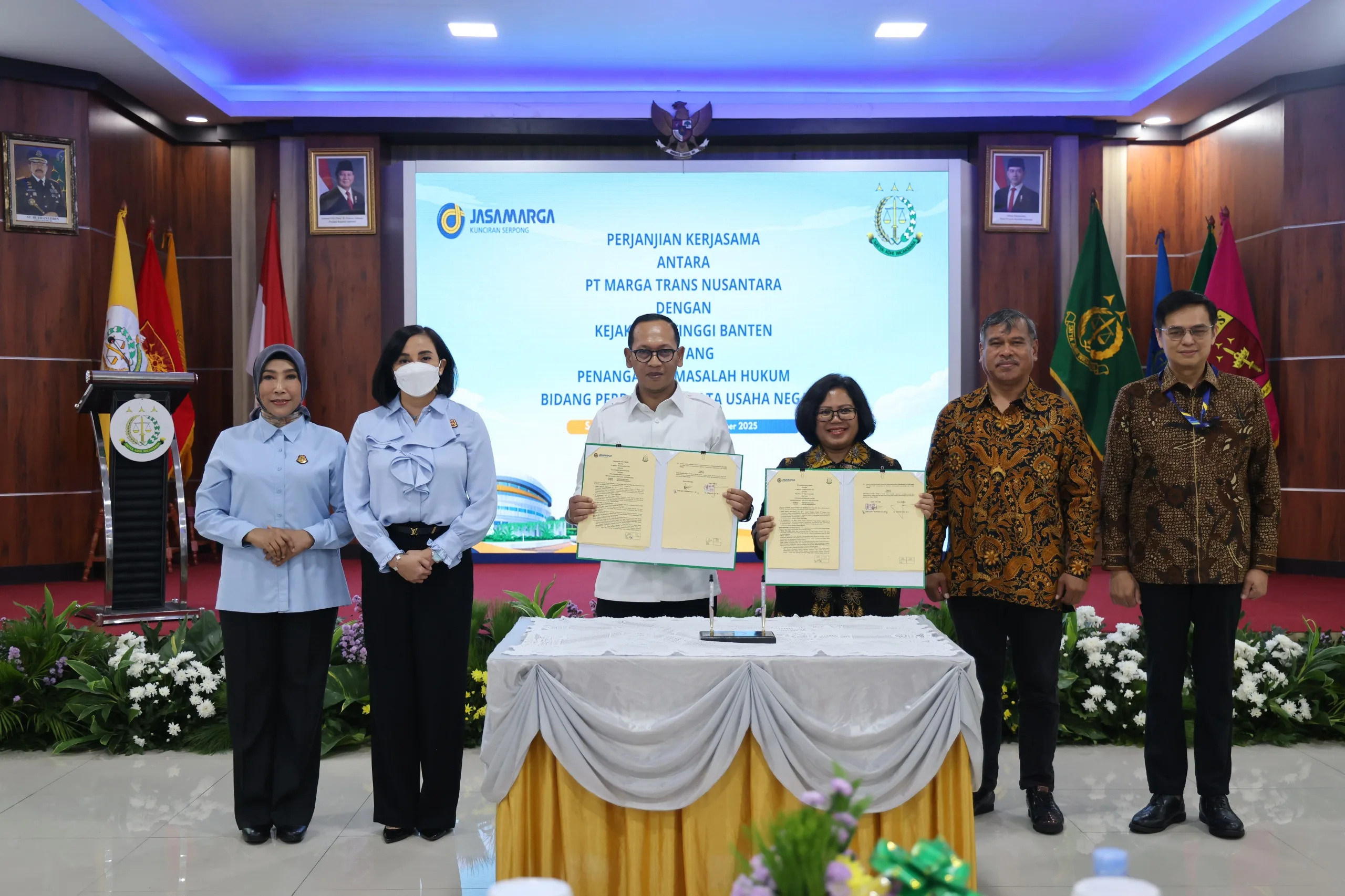 Kejati Banten dan Tiga BUJT Teken Kerja Sama Penanganan Masalah Hukum