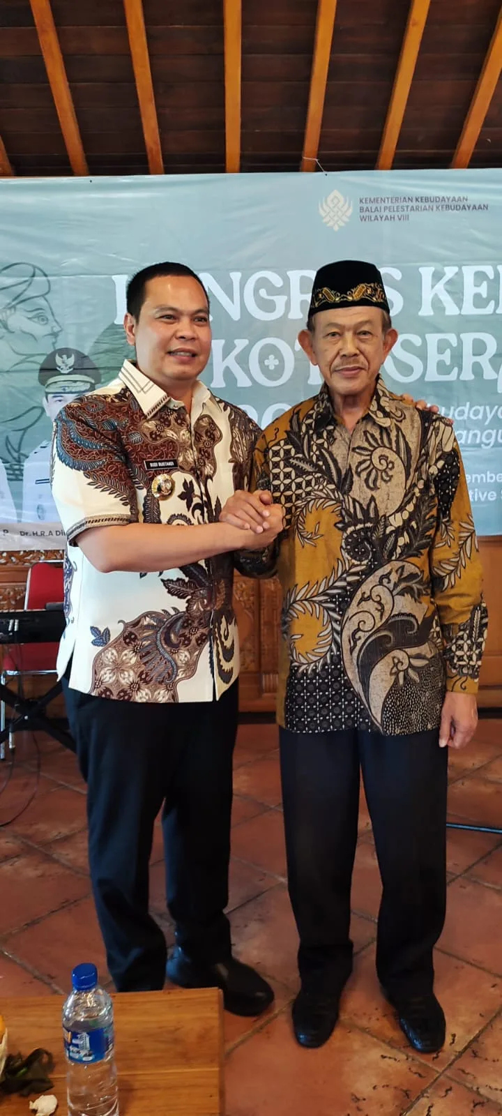 Budi Rustandi Apresiasi Kehadiran Sultan Banten Pada Kongres Kebudayaan Kota Serang