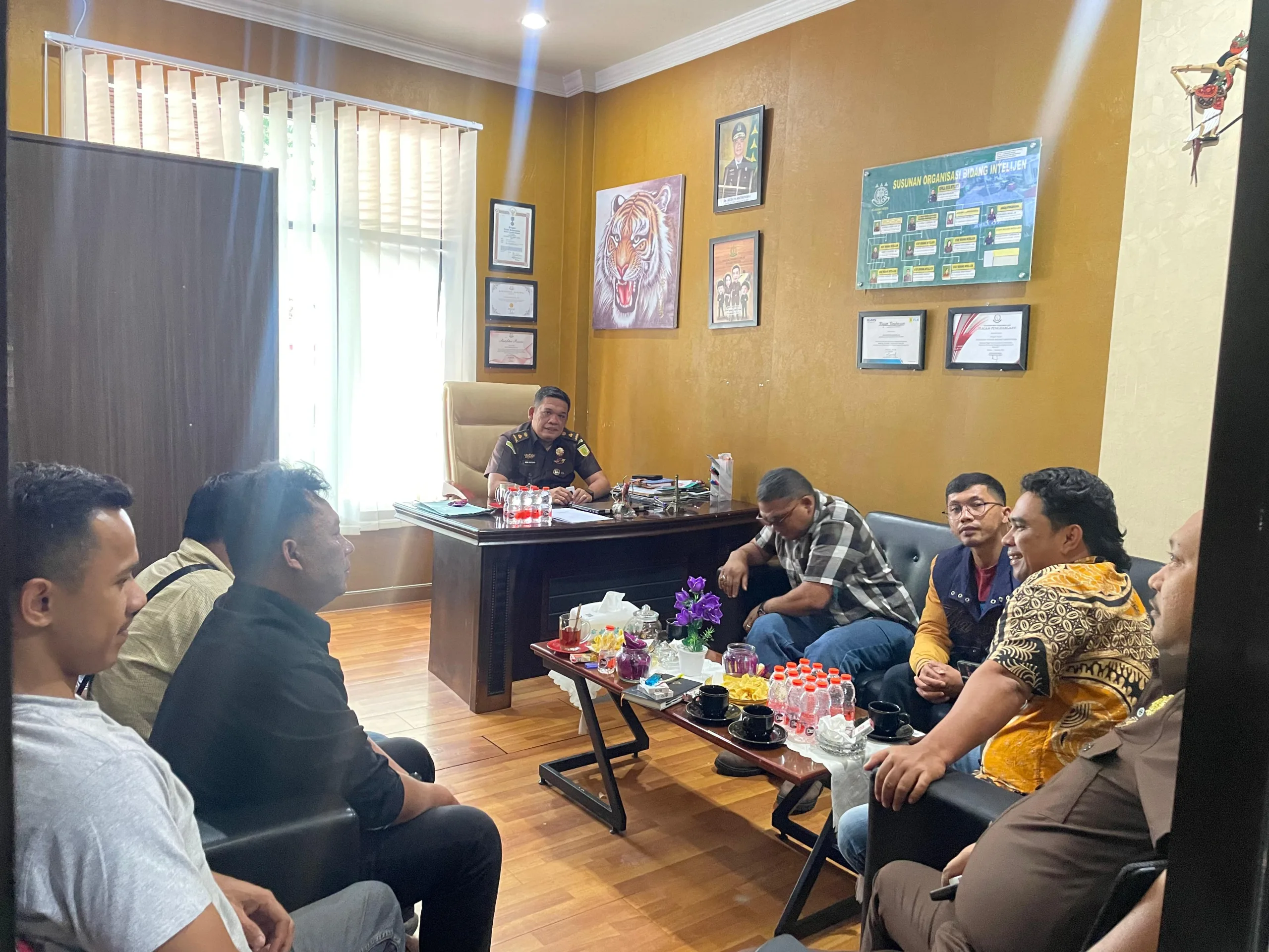 Forwaka Karo Audensi Ke Kejaksaan Negeri Karo,Membangun Kebersamaan dan Kekeluargaan