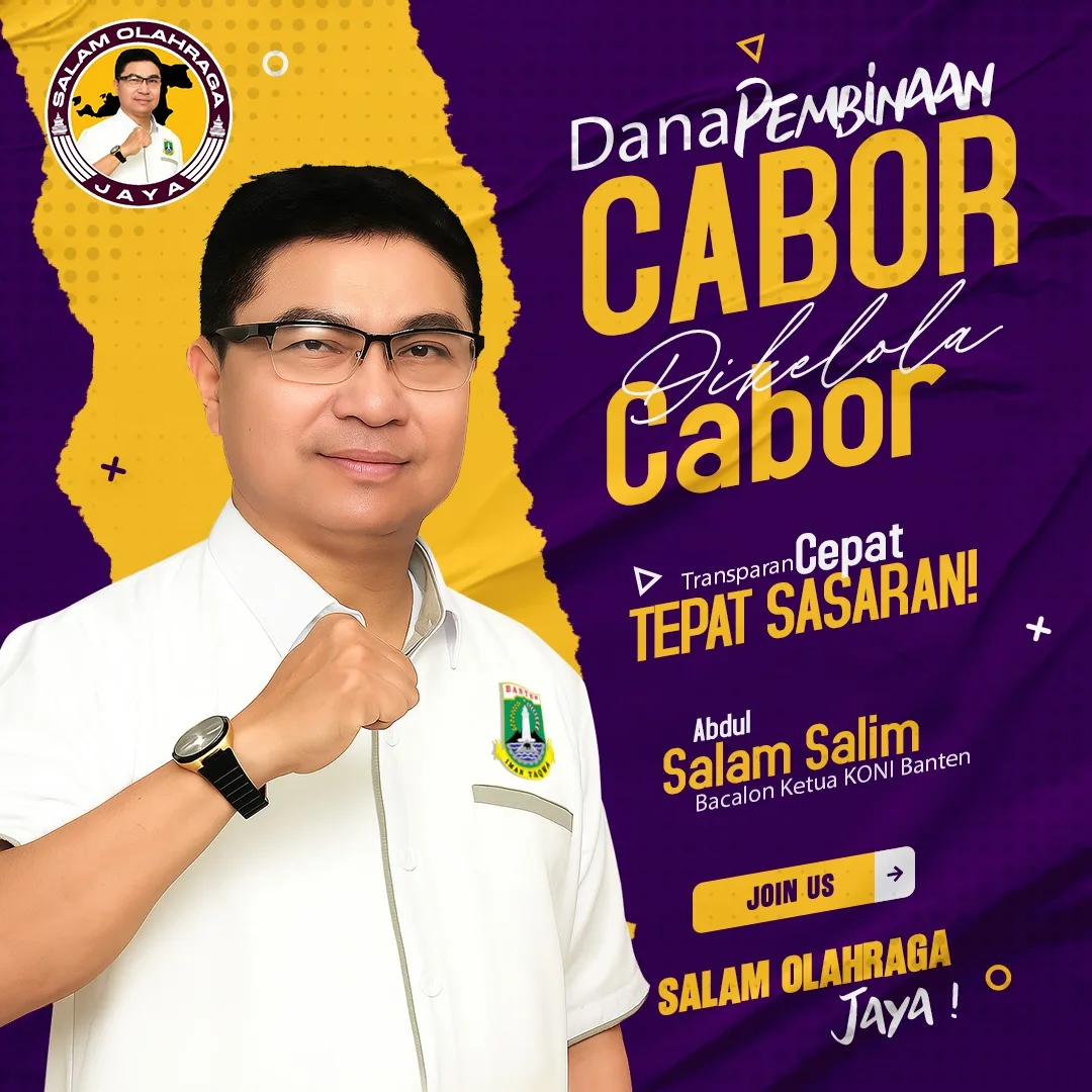 Banyak Cabor Dukung, Abdul Salam Salim Siap Pimpin Koni Banten