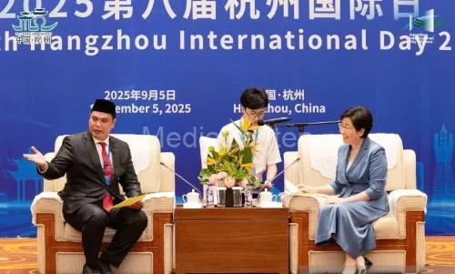 Budi Rustandi Perkenalkan Potensi Kota Serang di The 8th Hangzhou International Day 2025, Cina