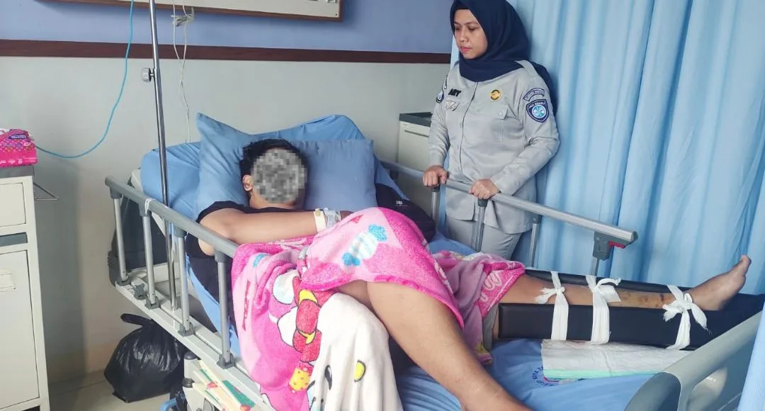 Wujud Pelayanan Proaktif, Jasa Raharja Rutin Kunjungi Korban Kecelakaan di RS