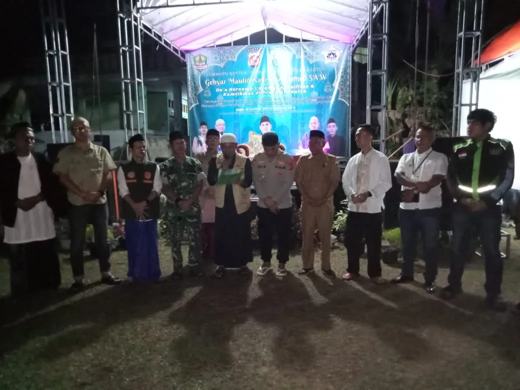 Gelaran Gebyar Maulid Nabi Muhammad SAW, Forwatu Banten Lakukan Doa Bersama Untuk Kondusifitas dan Kamtibmas di Banten