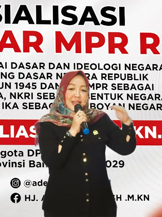 4 Pilar MPR RI Disosialisasikan, Ade Yuliasih DPD RI Serukan Indonesia yang Tentram dan Penuh Kedamaian